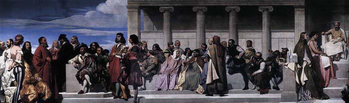 Paul Delaroche Hemicycle oil painting image